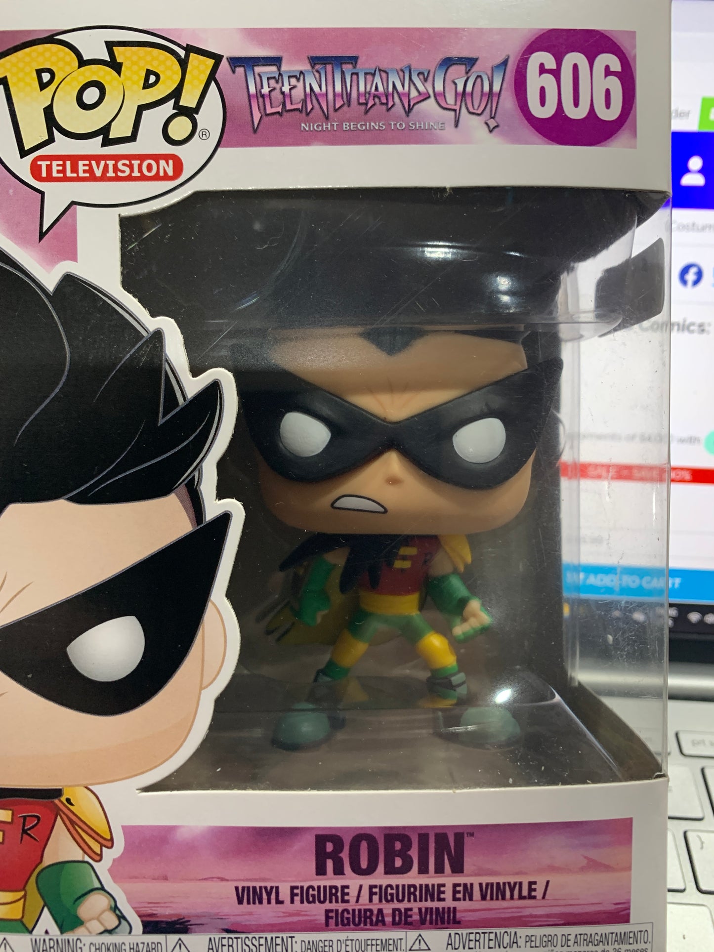 Pop vinyl teen titans go Robin 606