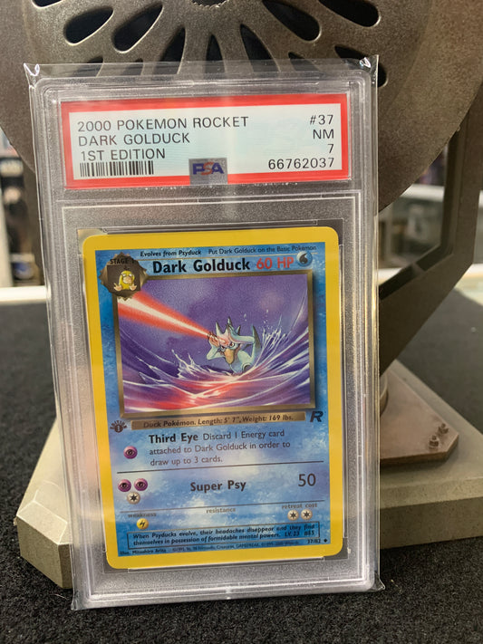 Pokémon 2000 1st edition dark golduck graded