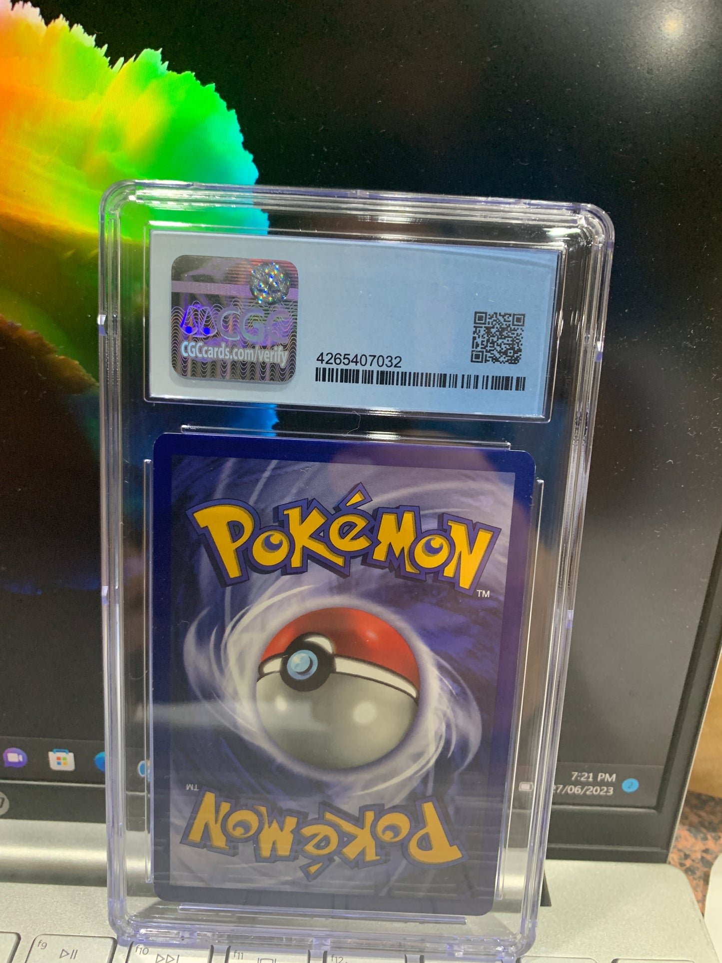 Pokémon pikachu 1999 graded card