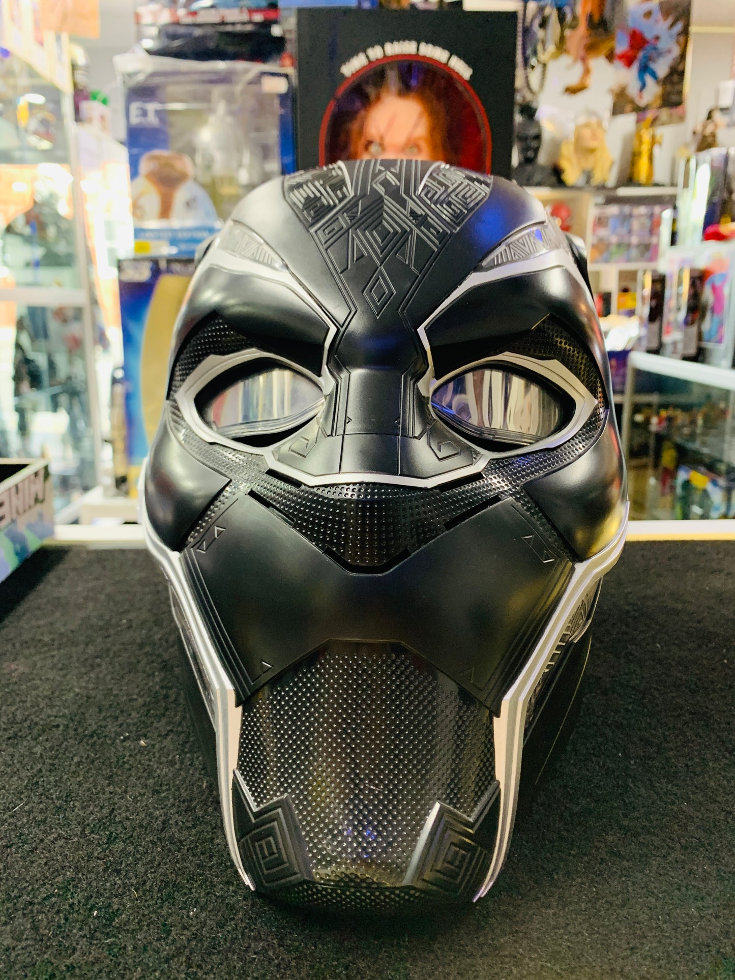 Black Panther helmet no box used very cool