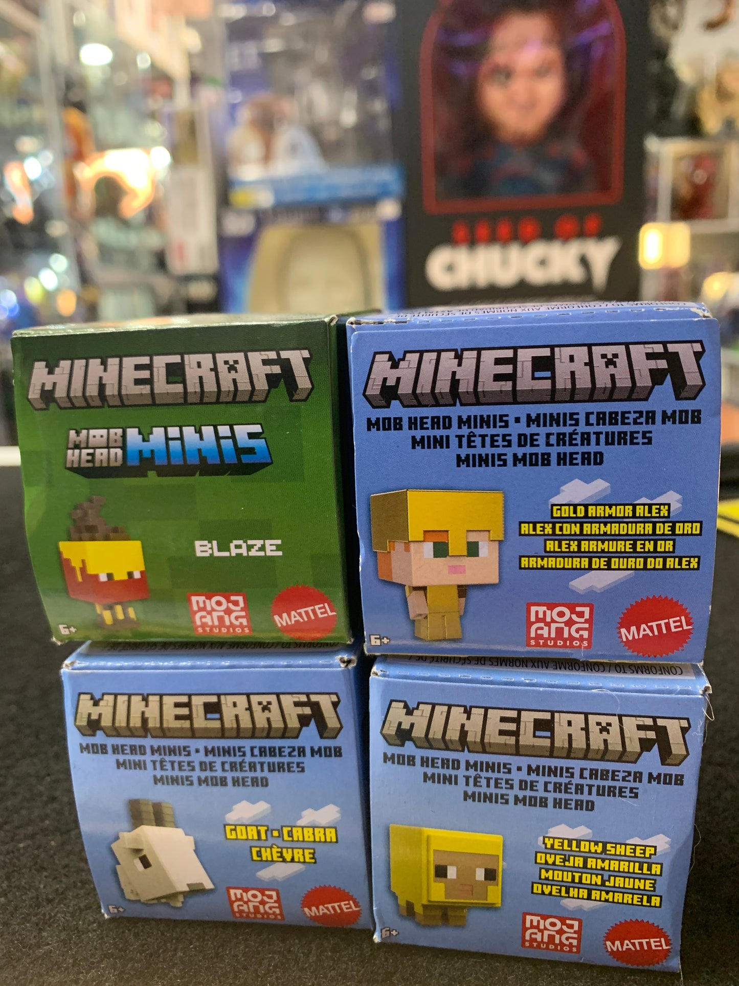 Minecraft minis 4 boxes