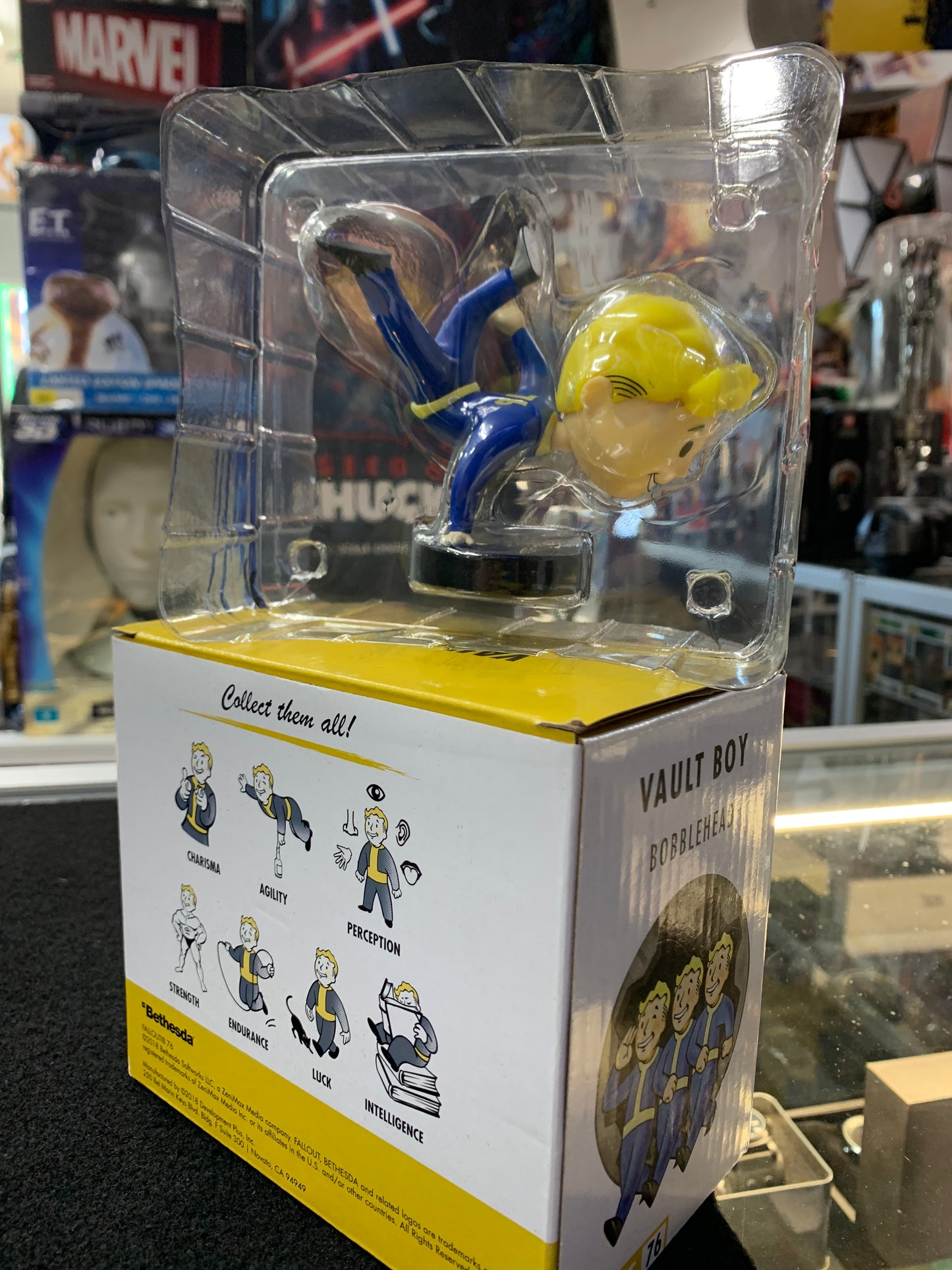 Fallout 76 vault boy bobble head