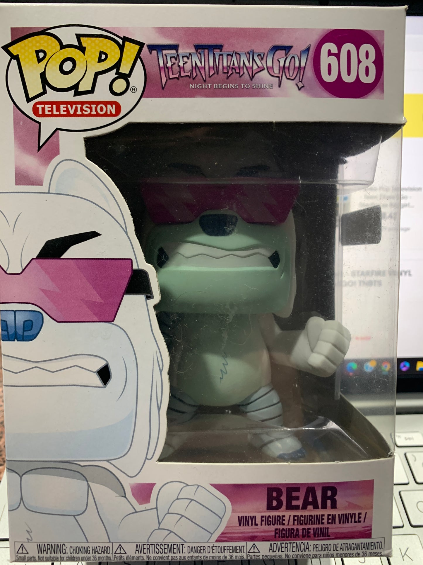 Pop vinyl Teen Titans go 608 bear