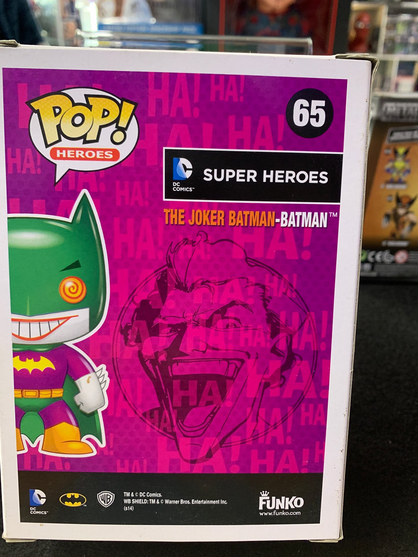 Pop funko super heroes 65 the joker Batman