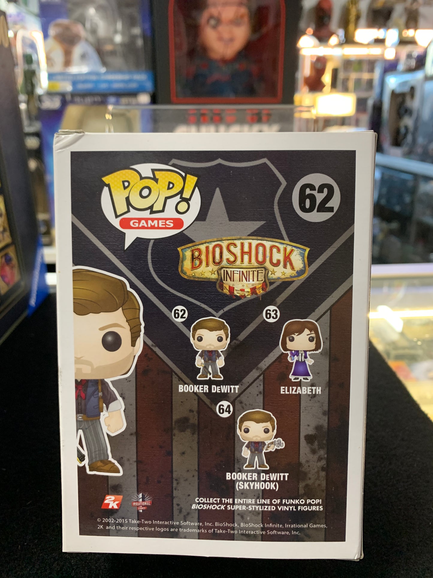 Pop funko Bioshock 62 booker DeWitt