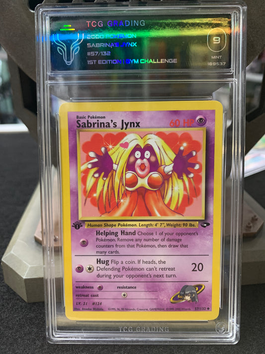 Pokémon 2000 Sabrina’s Jynx graded card