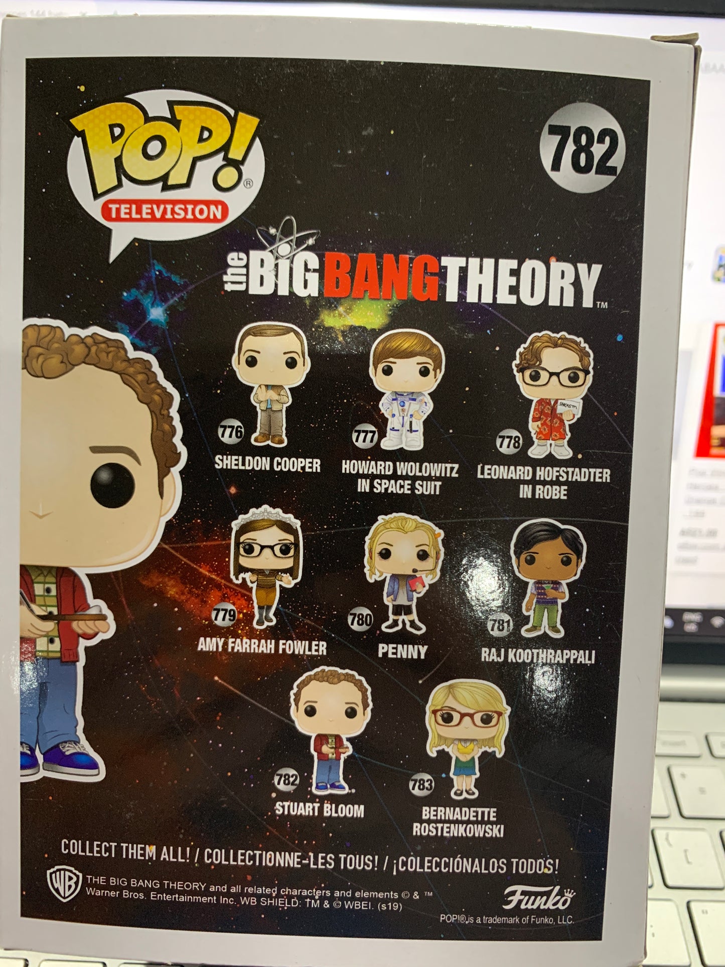 Pop vinyl the Big Bang theory Stuart bloom782