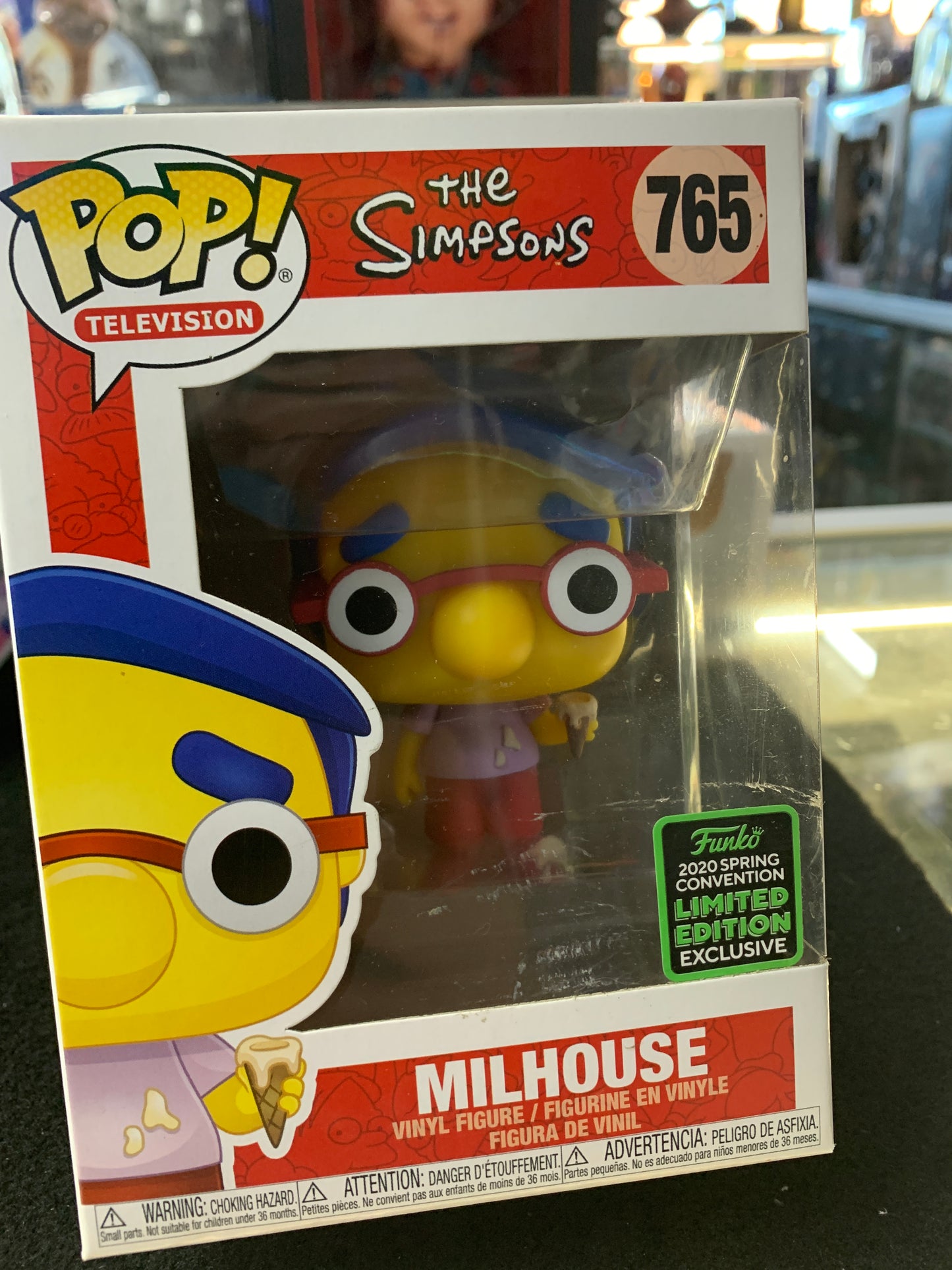 Pop funko the Simpsons 765 Milhouse – Captain Comics and Collectables ...