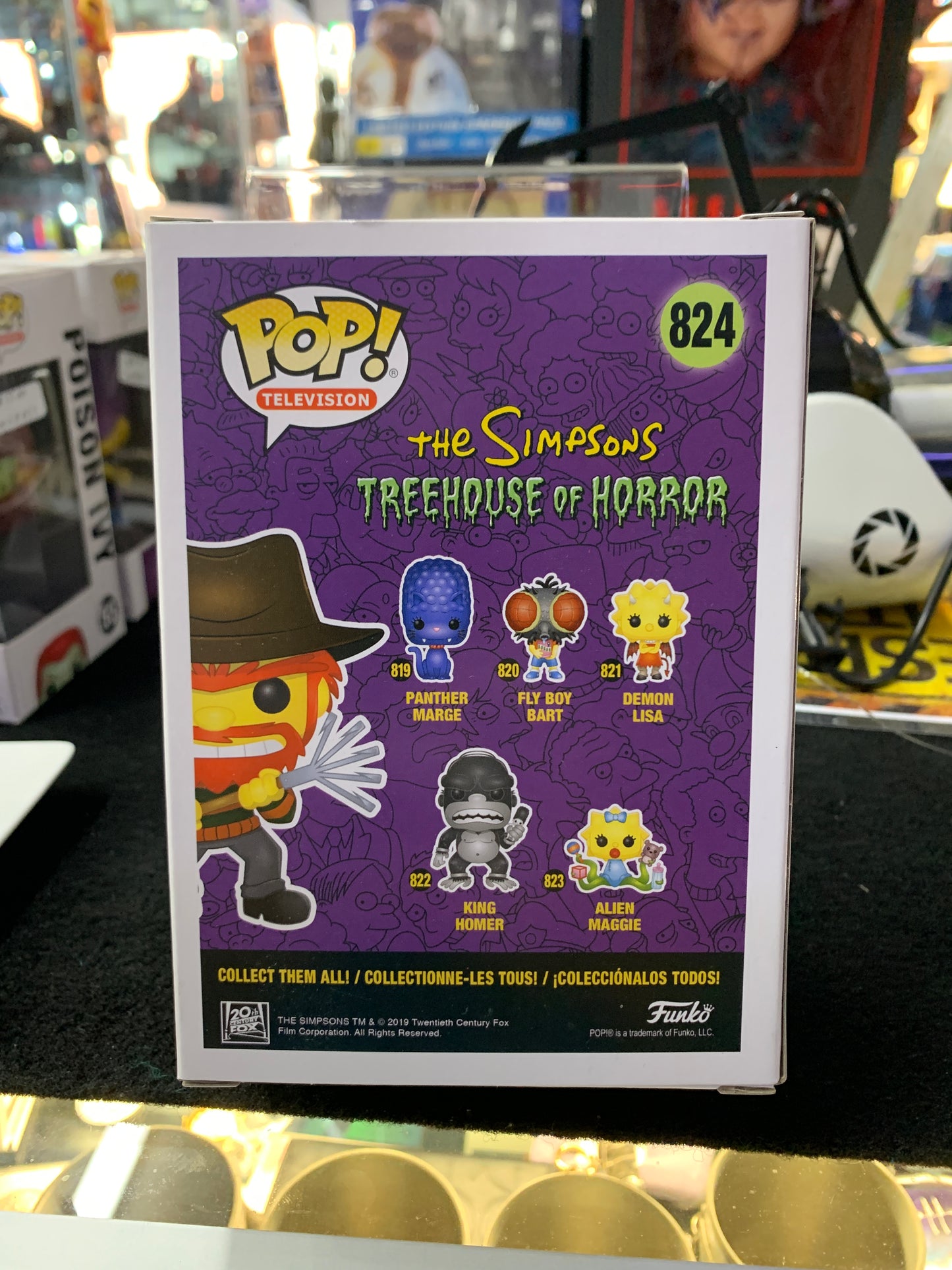 Pop funko the Simpsons treehouse of horror 824 evil groundskeeper willie