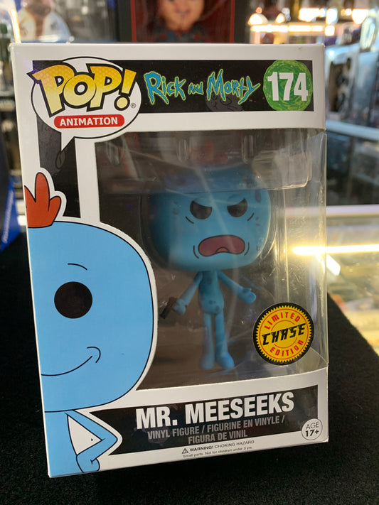 Pop funko Rick and Morty 174 Mr Meeseeks chase