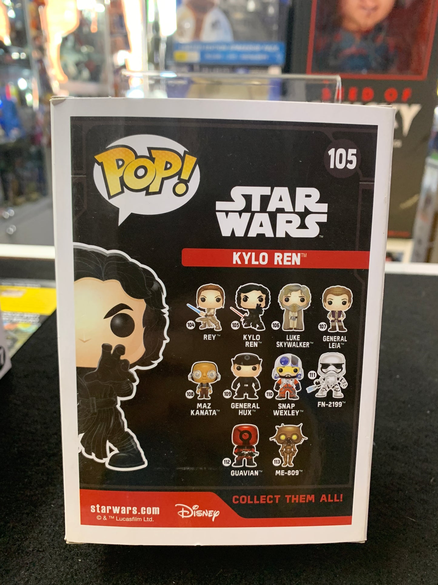 Pop funko Star Wars 105Kylo Ren