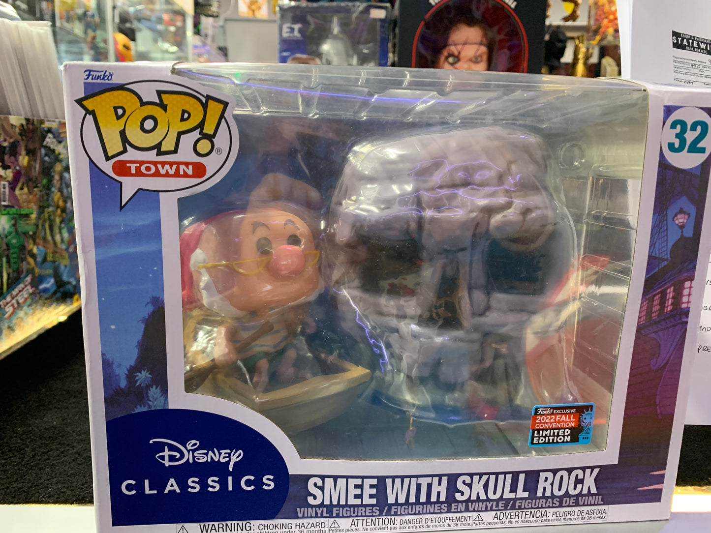 Pop funko Smee with Skull Rock