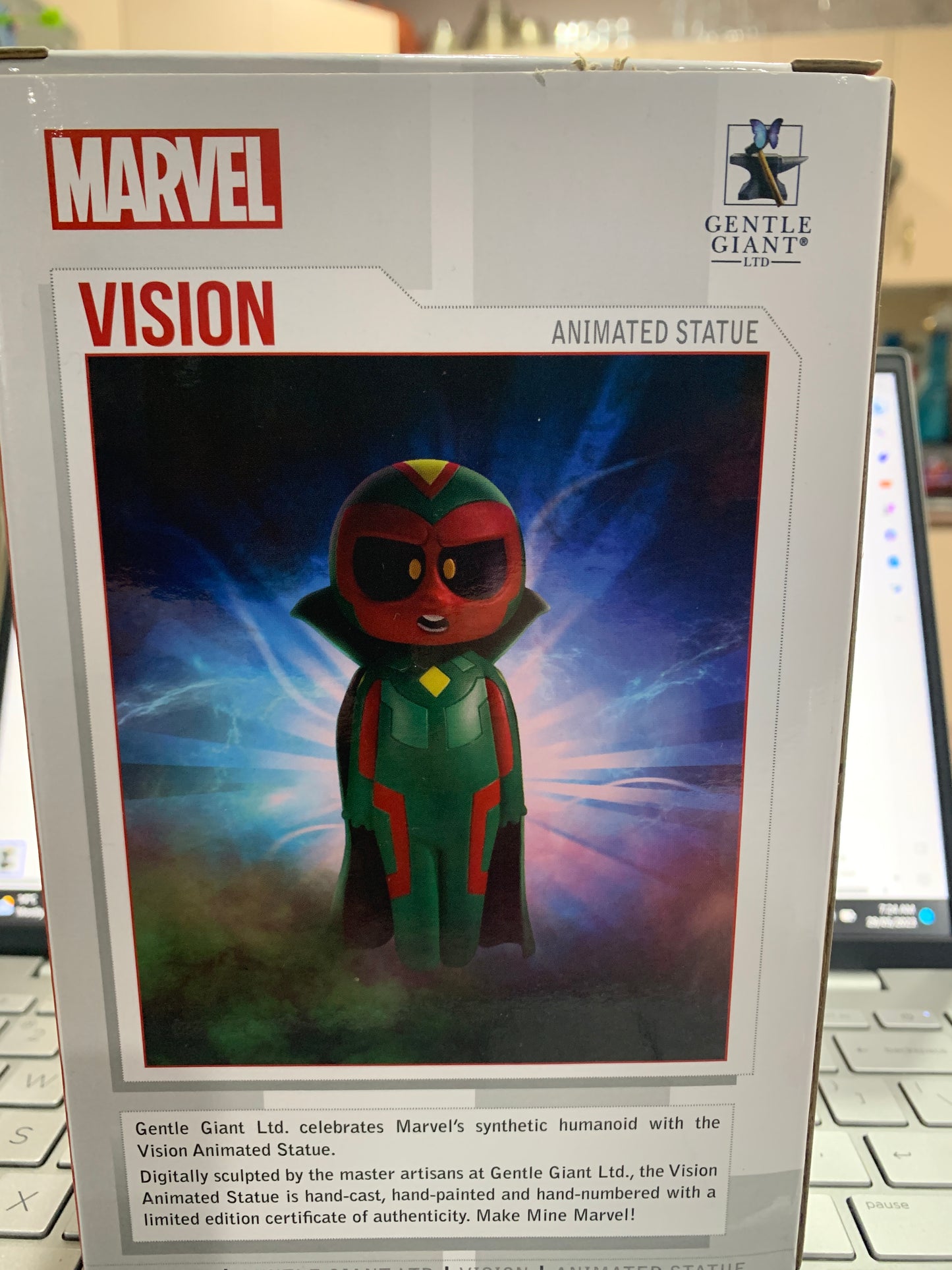 Gentle Giant vision animated statue marvel limited edition numbers