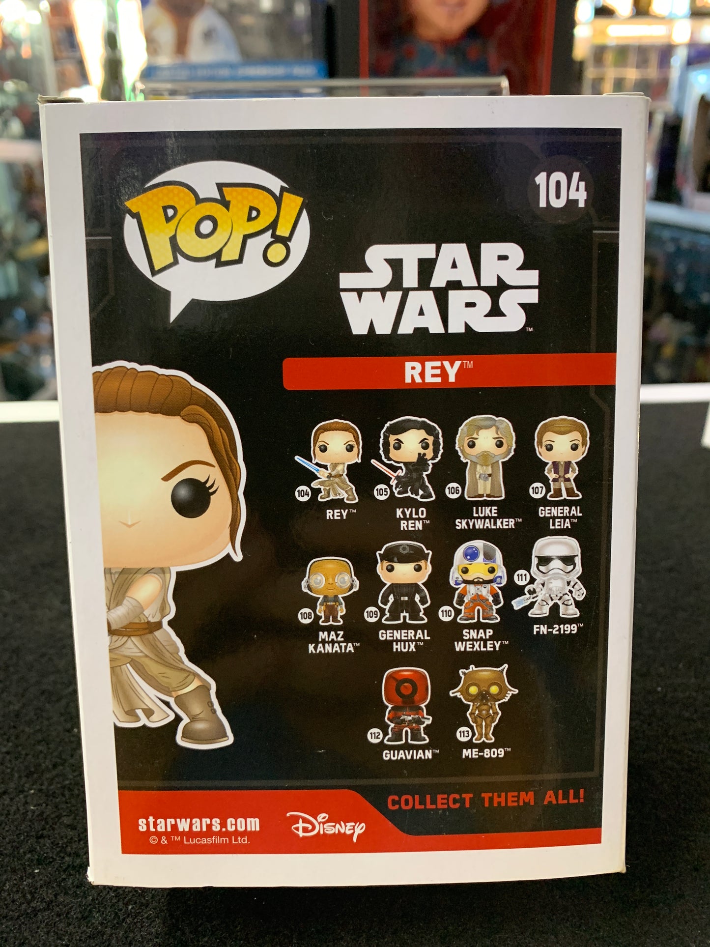 Pop funko Star Wars 104 Rey