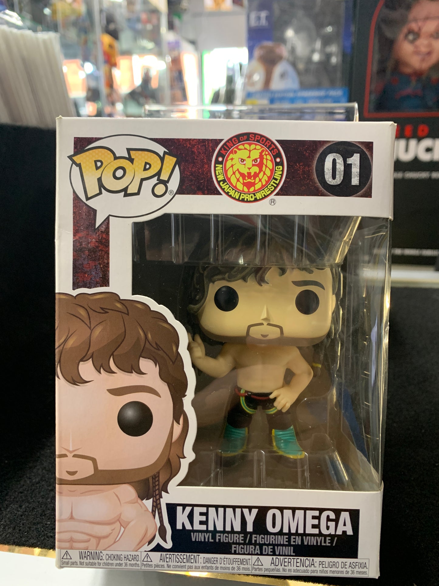 Pop funko 01 Kenny Omega box slight damage