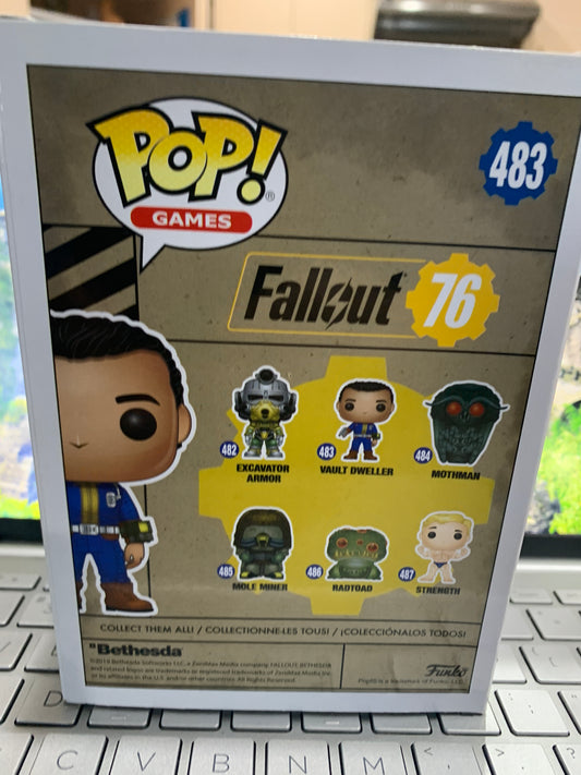 Pop vinyl fallout 76 483 vault dweller