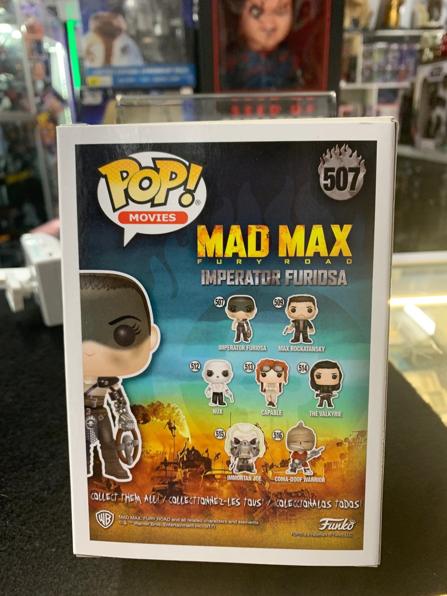 Pop funko mad max fury road 507 Imperator Furiosa 507