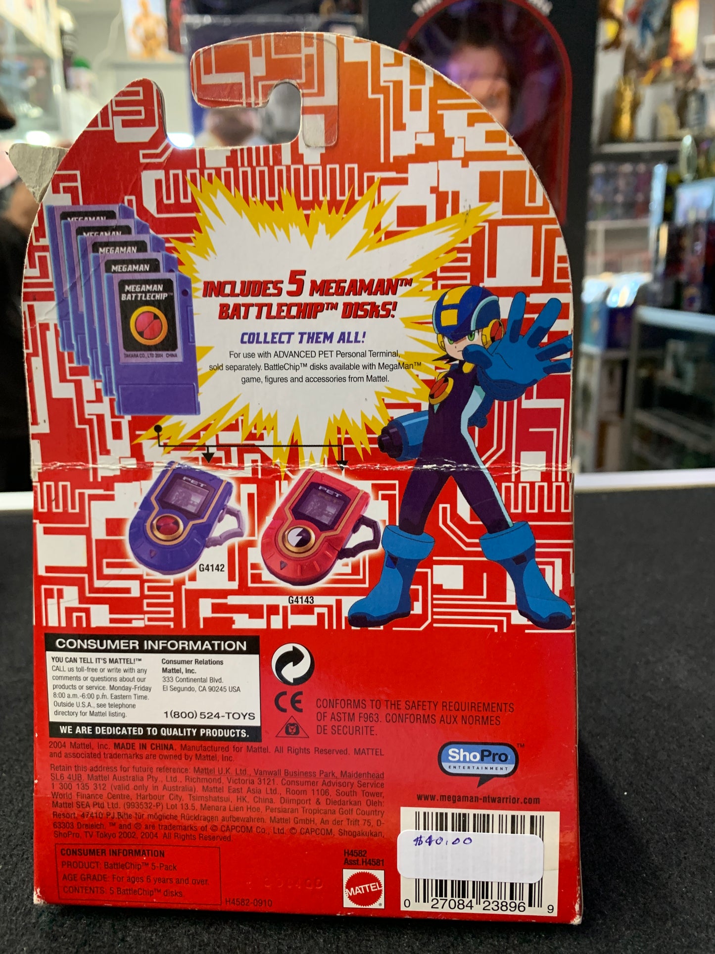 Megaman NT Warrior battlechip 5 pack