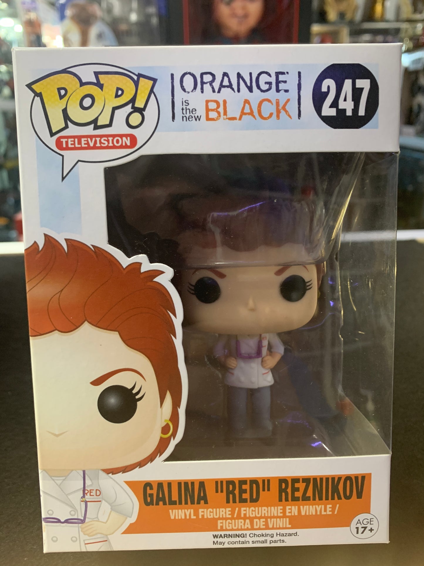 Pop funko 247 orange black galina