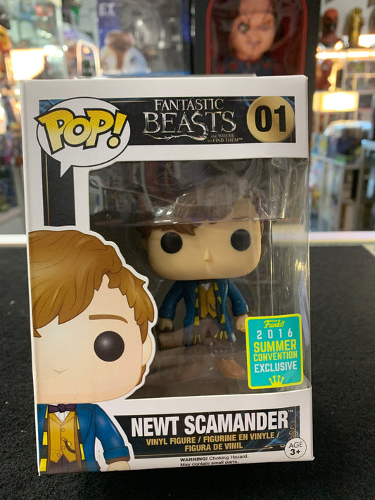 Pop funko fantastic beasts 01 newt scamander