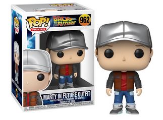 Funko Pop! Movies Back to the Future Marty in Future Outfit #962 Vinyl Figure - N08782