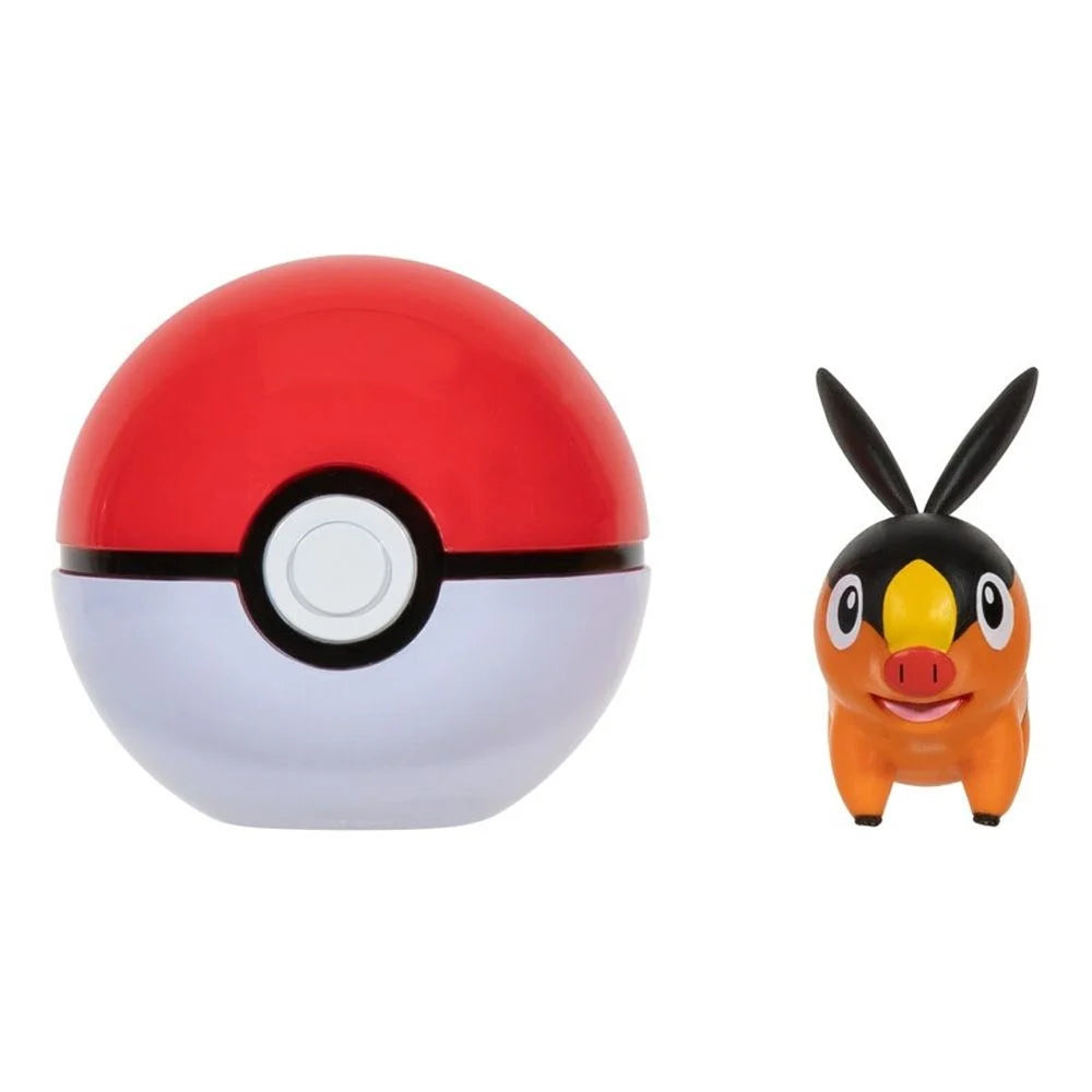 Pokemon Tepig & Poke Ball Clip 'N' Go Figurine Set - N08982