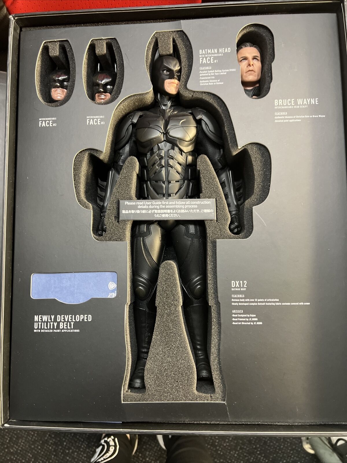 Hot Toys 1/6th Scale DX12 The Dark Knight Rises Batman Figurine - N06448