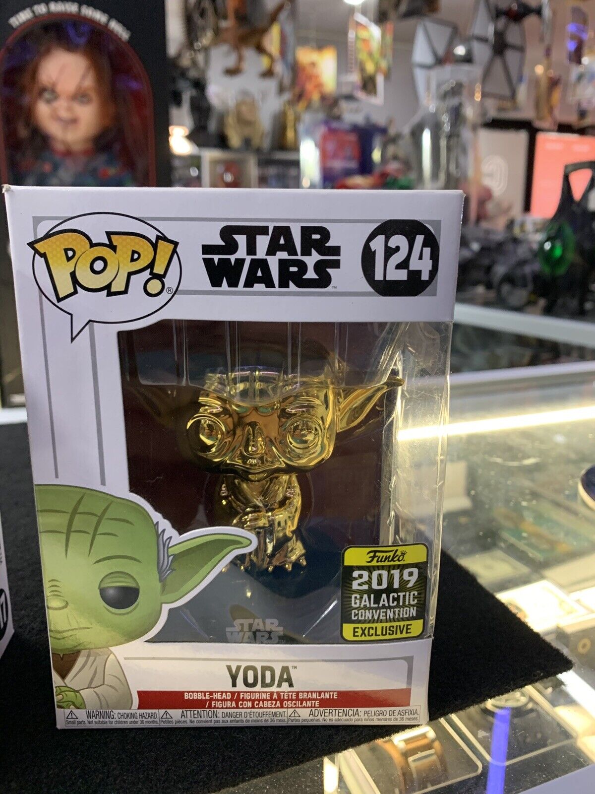 Star Wars Funko Pop - Yoda (Metallic Gold) - No. 124 - n06577