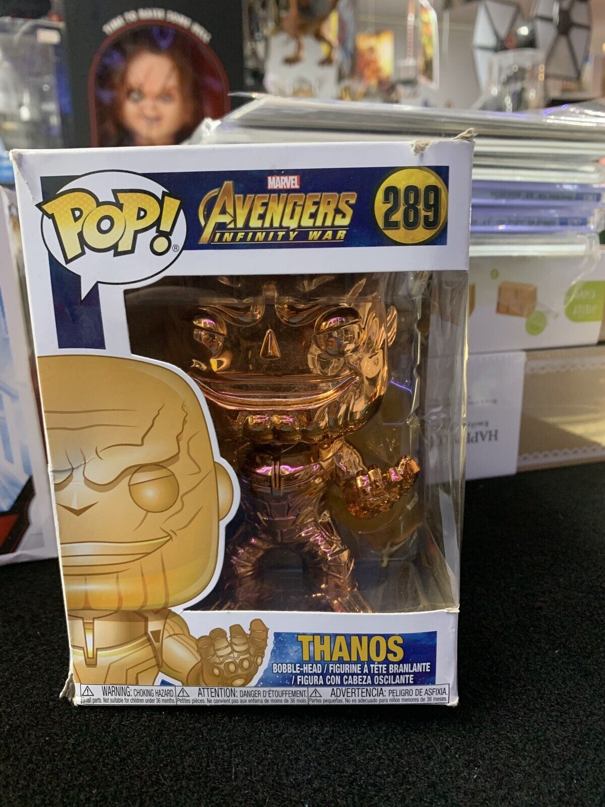 Marvel Funko Pop Vinyl Thanos (Copper Chrome) - Avengers Infinity War 289 n06572