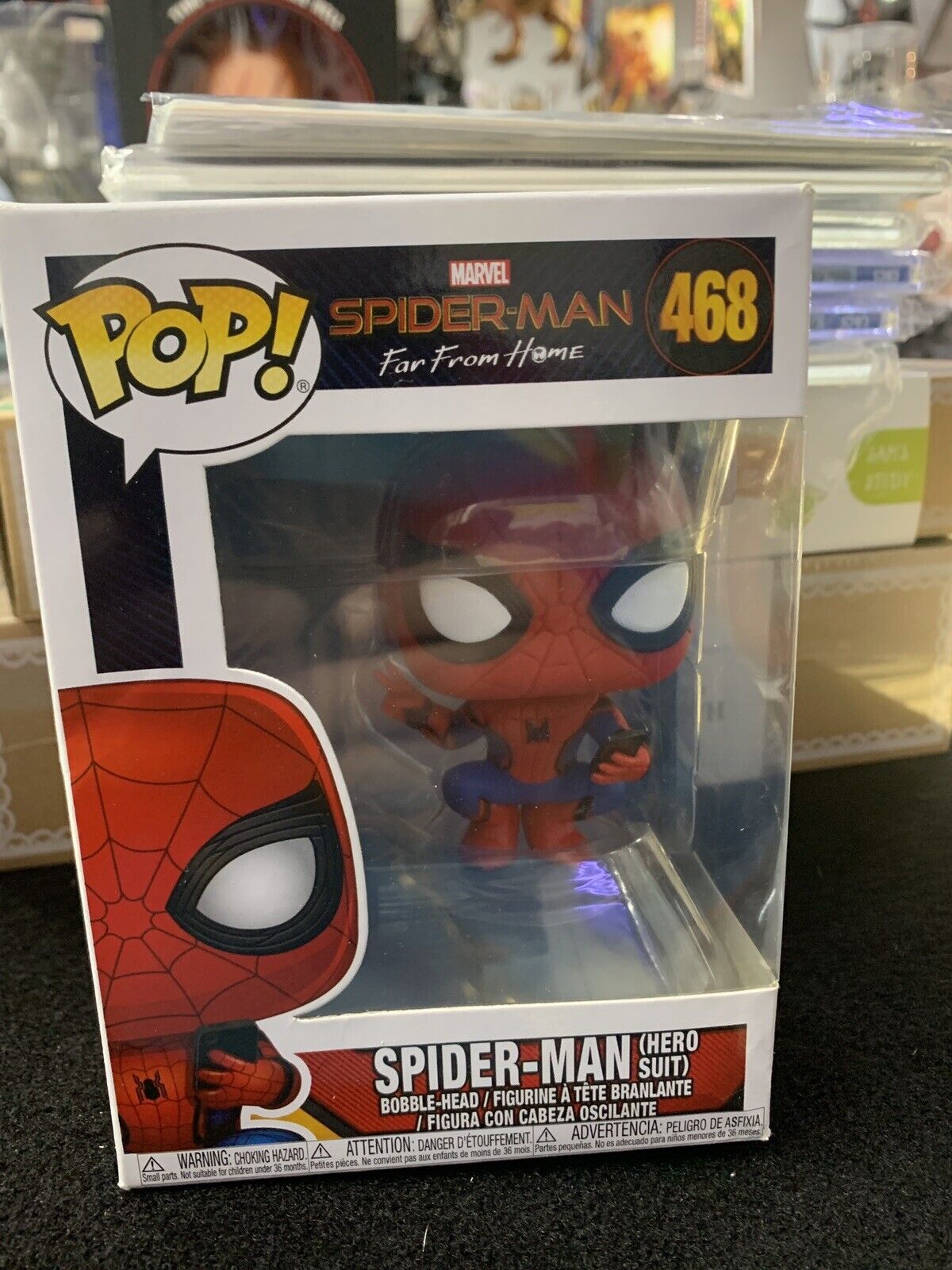 Funko POP! - Spider-Man "Far from Home" - Spider-Man Hero Suit #468 n06571