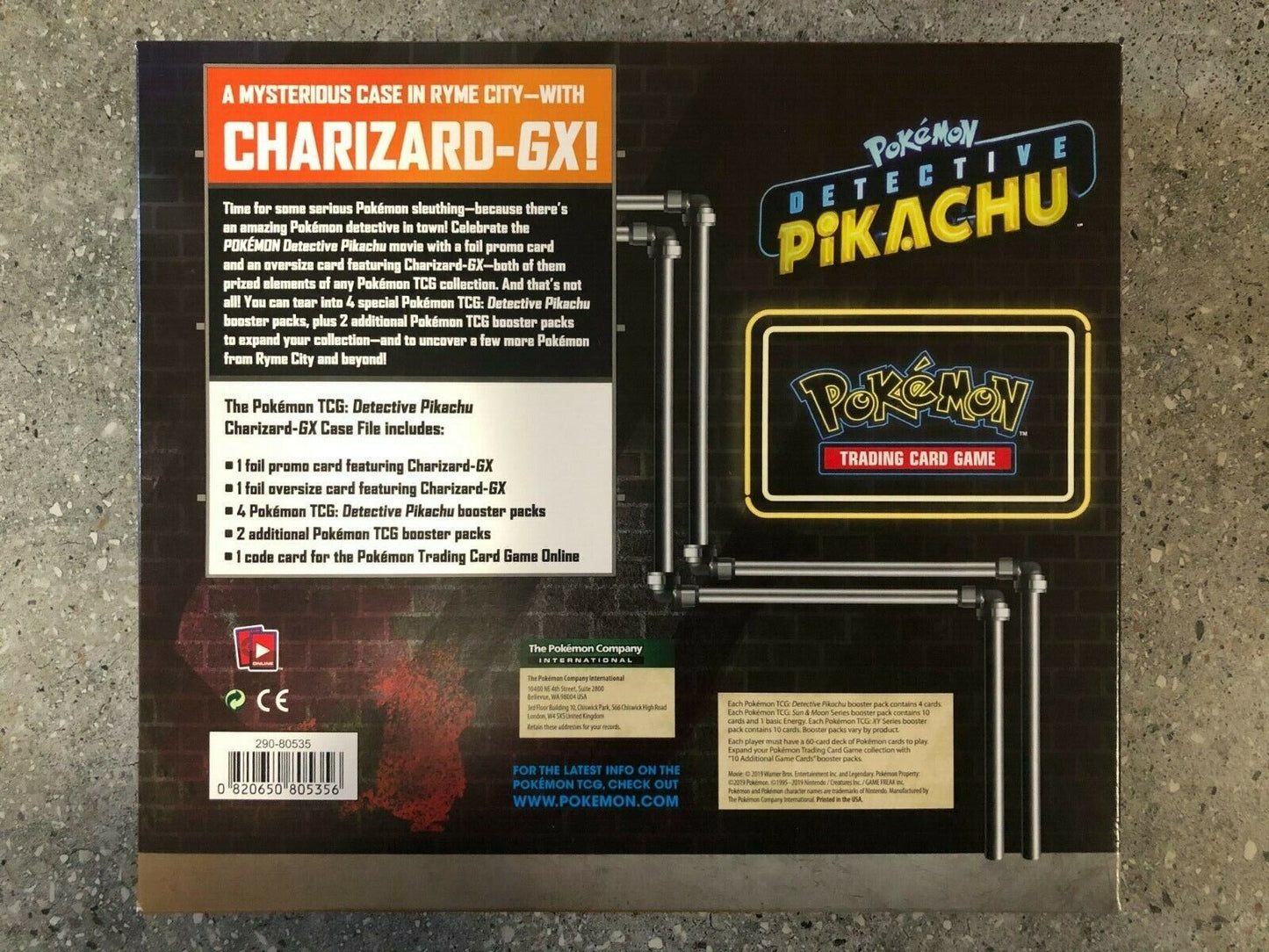 Pokemon TCG Detective Pikachu: Charizard GX Case File - N09035