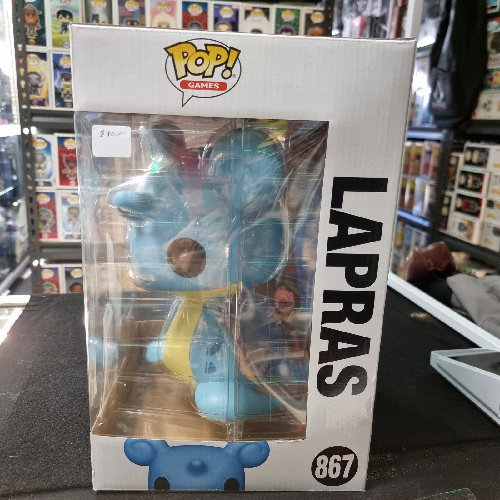 Funko POP! Games: Pokemon Jumbo Lapras 10" Vinyl Figure Statue #867 Exclusive