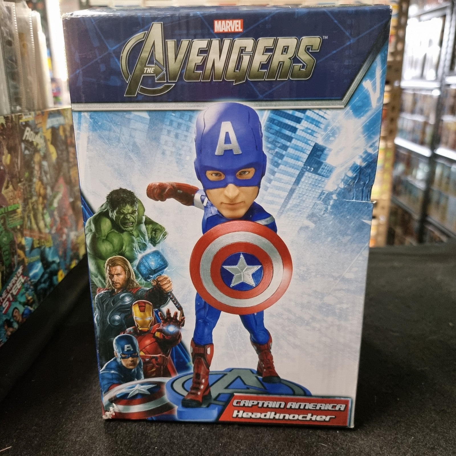 Marvel Avengers Captain America 8" Head Knocker NECA headknocker