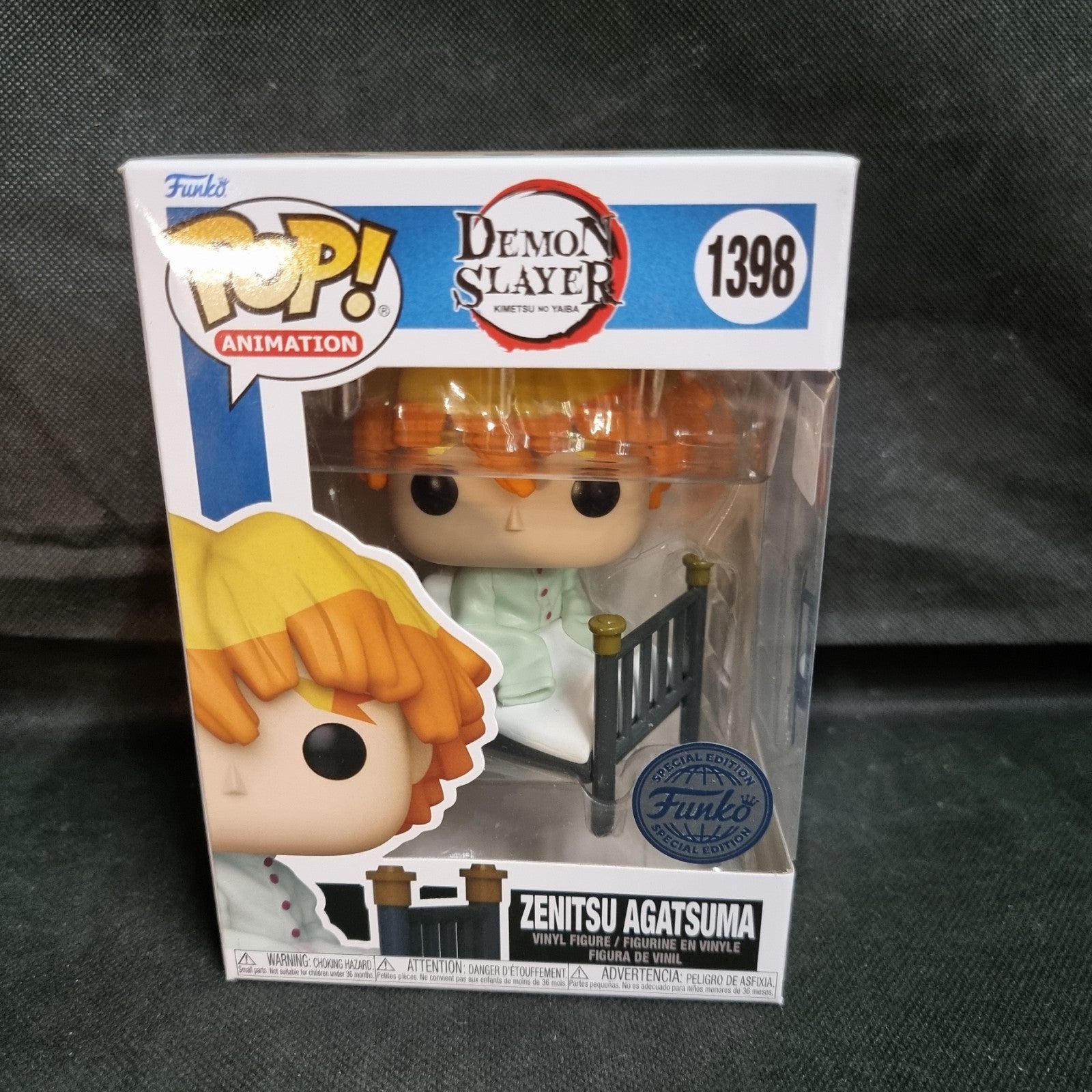 Brand New Zenitsu Agatsuma 1398 Demon Slayer Funko Pop Figure