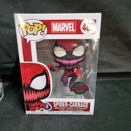 FUNKO POP VINYL #486 SPIDER-CARNAGE SPECIAL EDITION