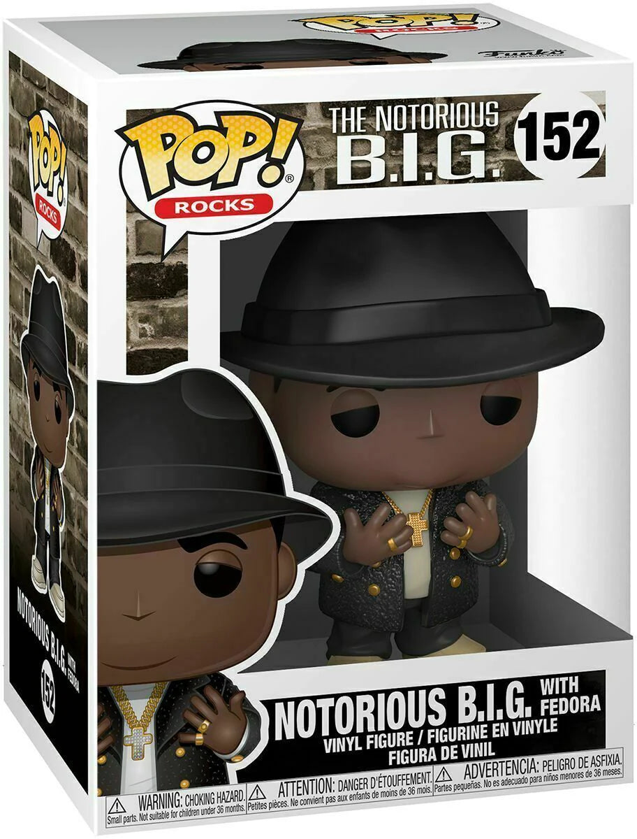 Funko POP! Rocks Vinyl The Notorious B.I.G (With Fedora) #152 - N09324