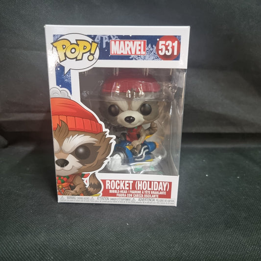 Funko Pop! Vinyl: Marvel - Rocket (Holiday) #531