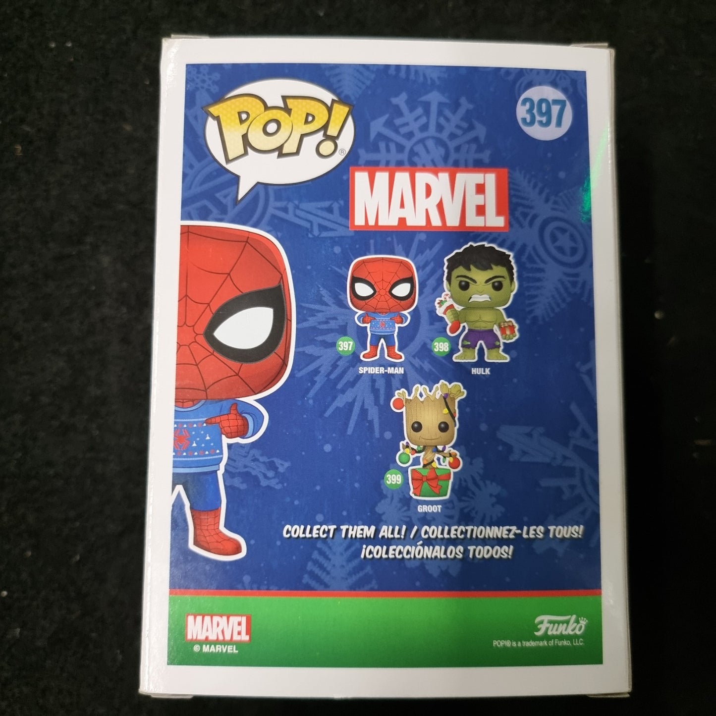 Funko Pop Spider Man 397 Holiday Christmas Sweater