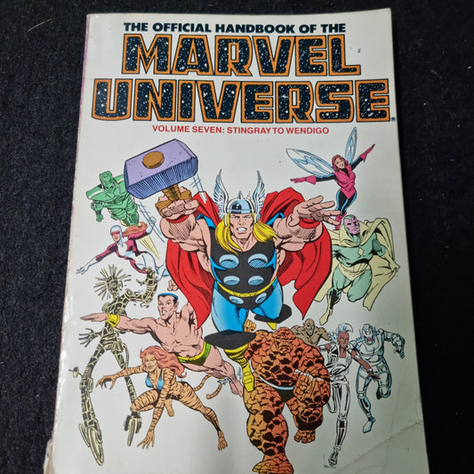 The Official Handbook of the Marvel Universe Volume 7 Stingray to Wndigo