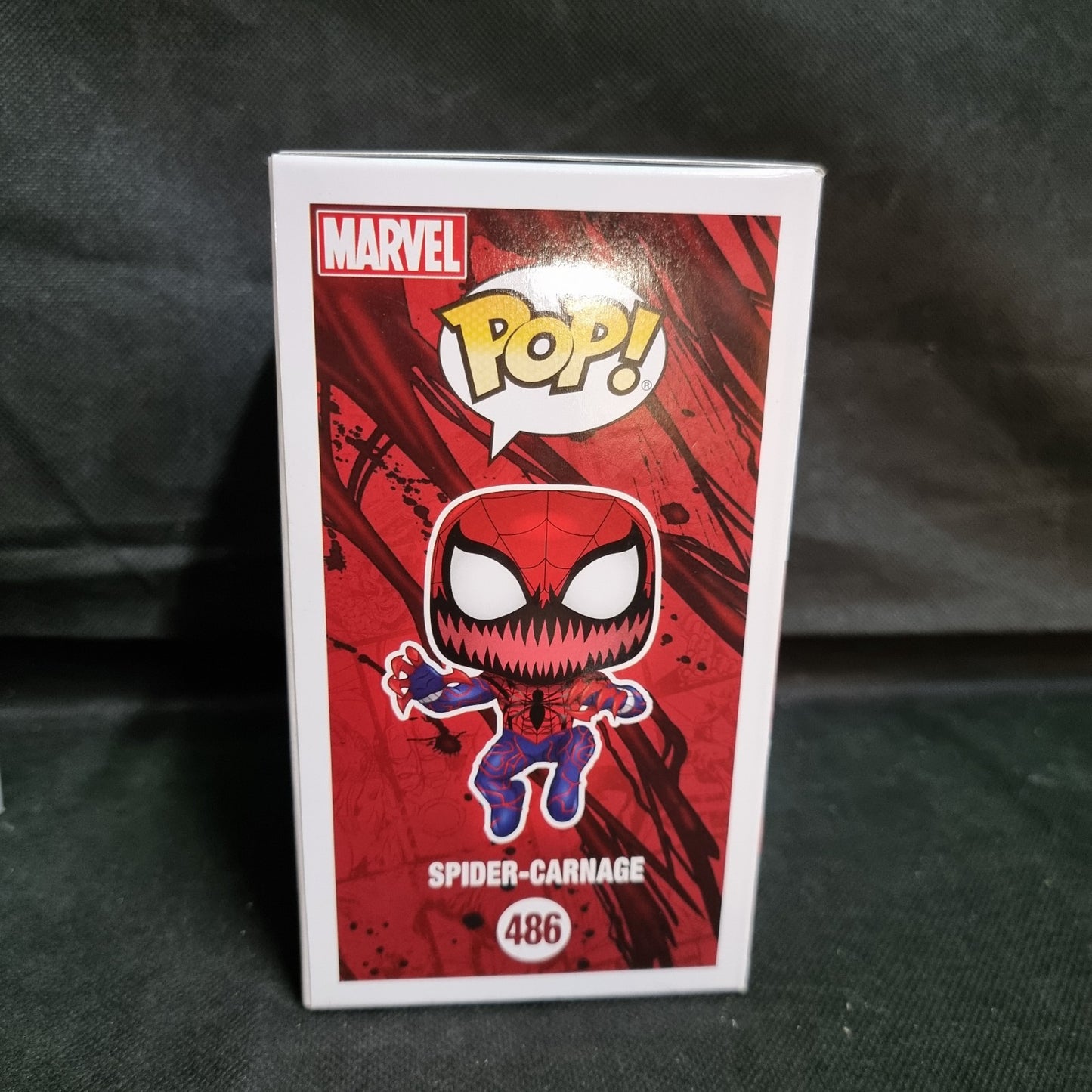 FUNKO POP VINYL #486 SPIDER-CARNAGE SPECIAL EDITION