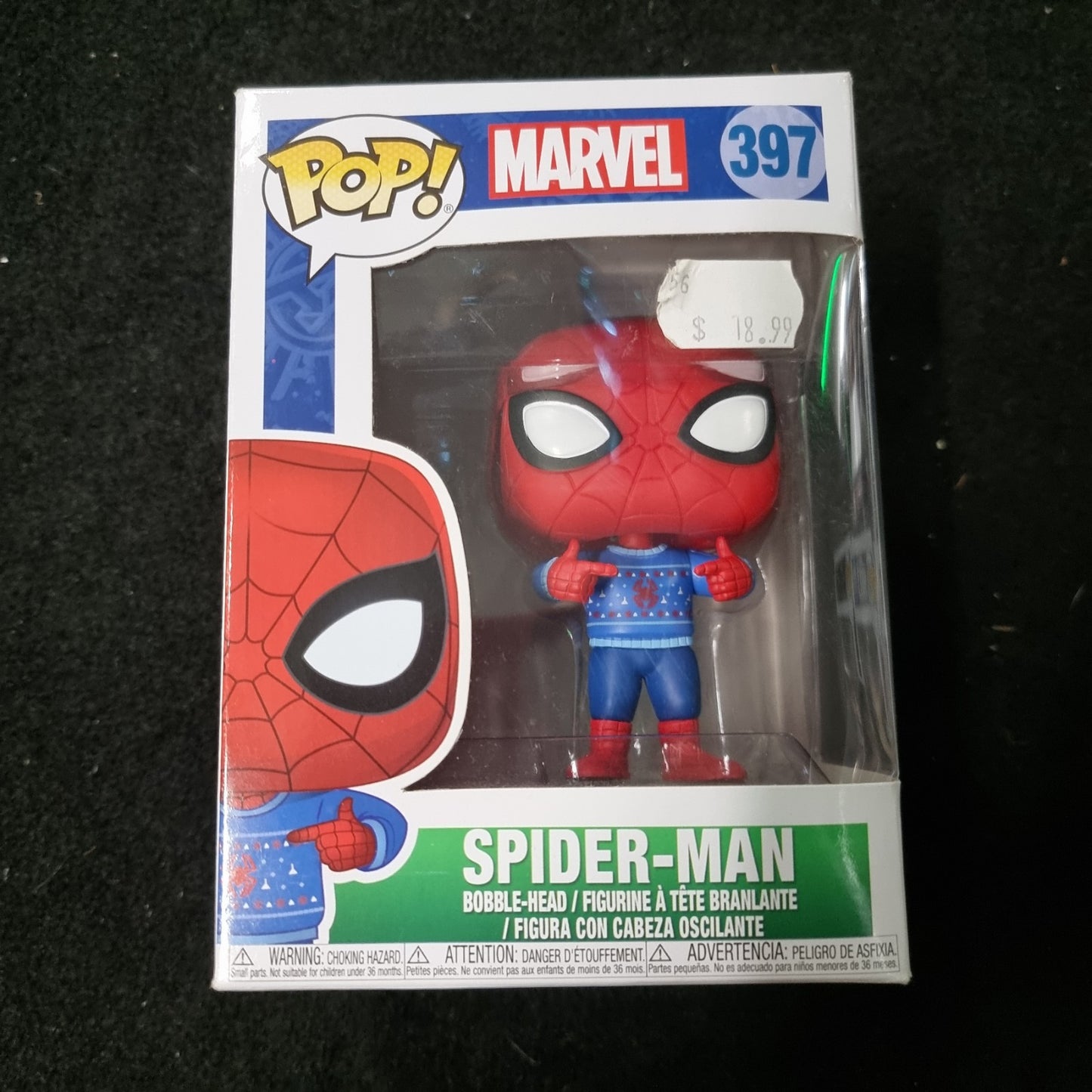 Funko Pop Spider Man 397 Holiday Christmas Sweater