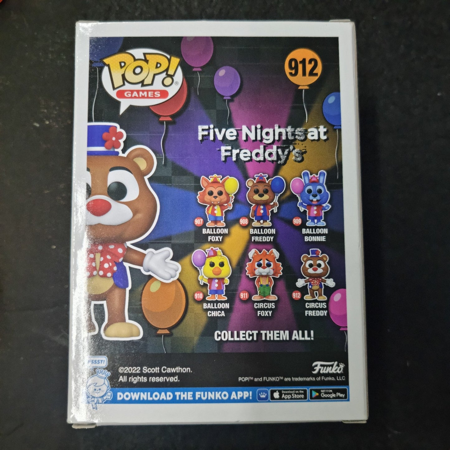 Funko POP! Five Nights at Freddy's Circus Balloon Figure - CIRCUS FREDDY #912