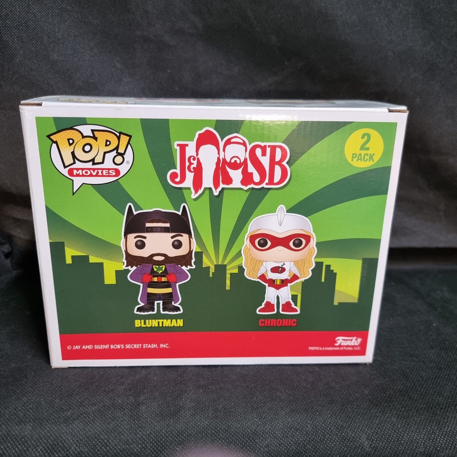 Funko POP! Movies: Jay & Silent Bob Strike Back Bluntman And Chronic 2-Pack NYCC