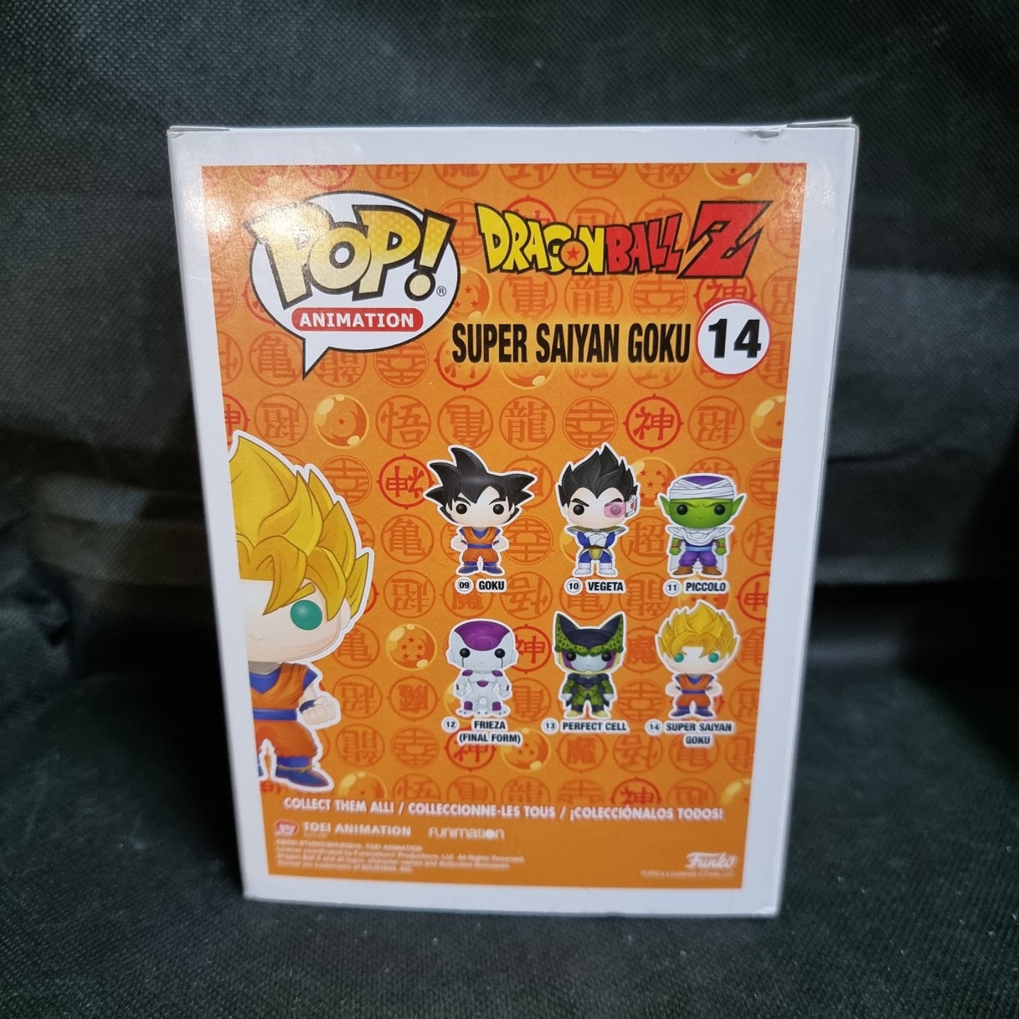 Animation Dragon Ball Z Super Saiyan Goku Glow In The Dark  Funko Pop #14