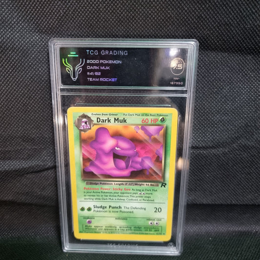 2000 Pokemon Team Rocket Dark Muk #41 TCG GRADING 7.5