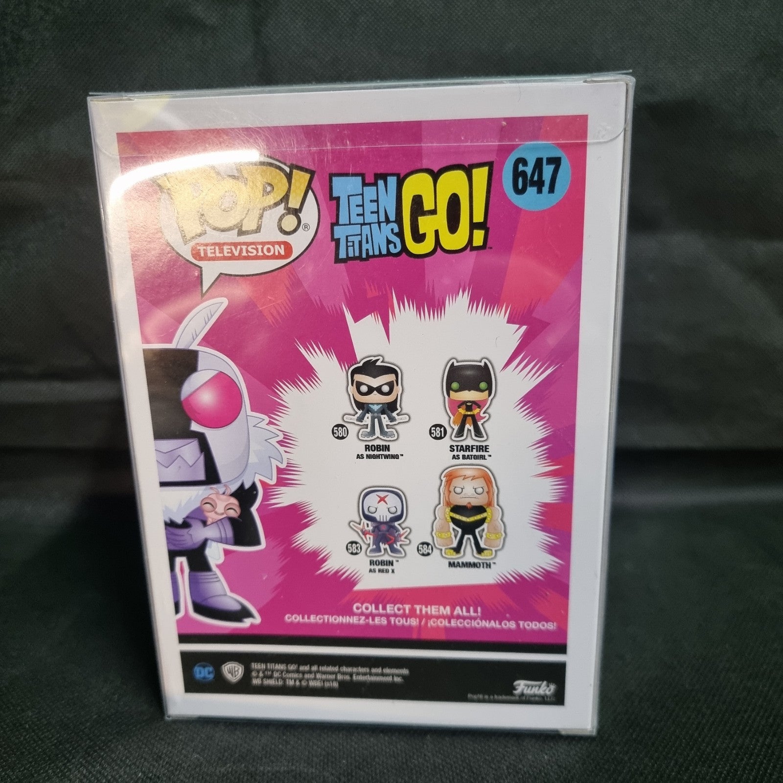 Funko Pop KILLER MOTH, 2018 Summer Convention Exclusive Teen Titans Go! #647