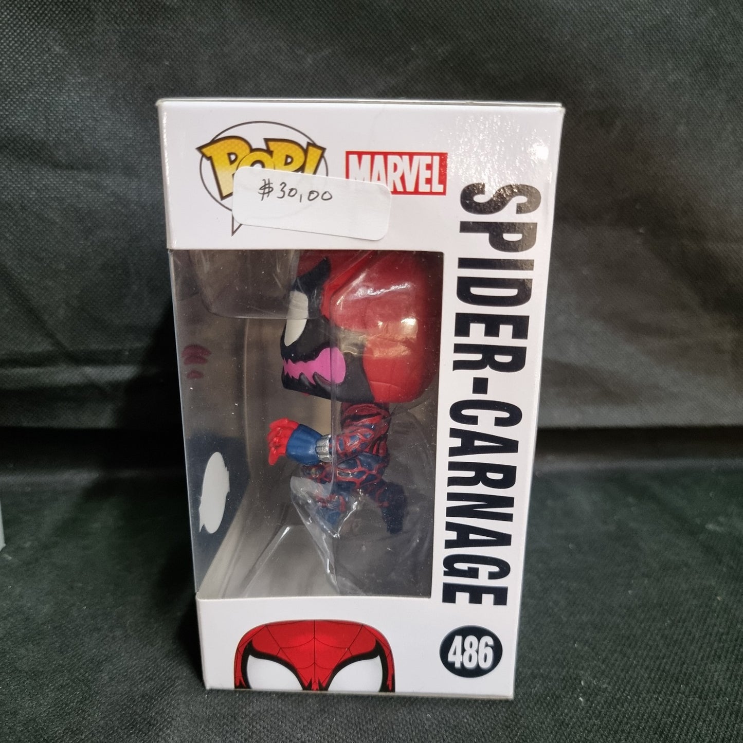 FUNKO POP VINYL #486 SPIDER-CARNAGE SPECIAL EDITION