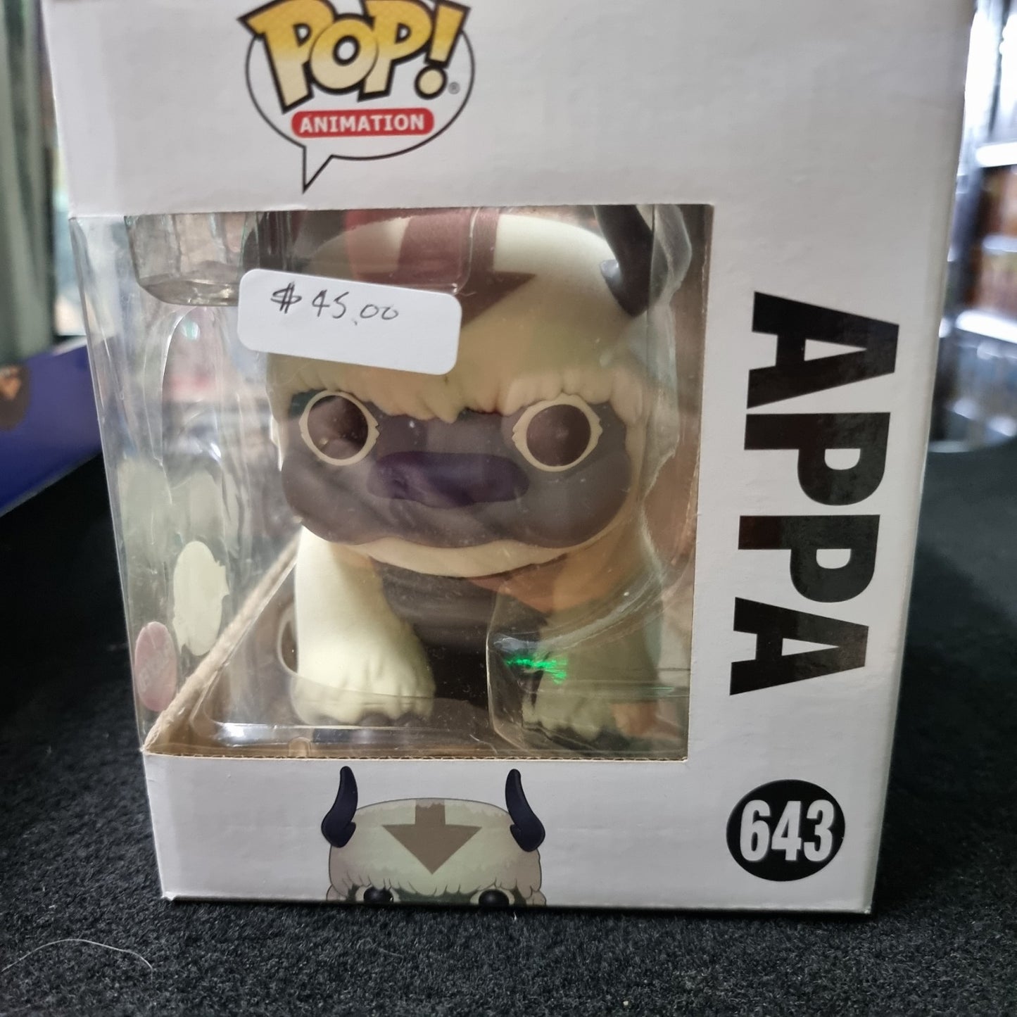 Funko Pop! Avatar The Last Airbender - APPA #643 FLOCKED. Box Damaged 