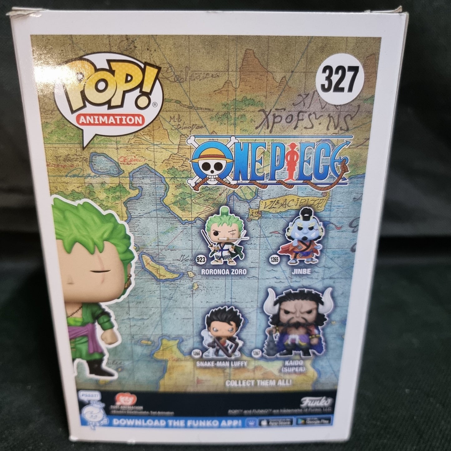 One Piece Roronoa Zoro US Exclusive Glow in the Dark Pop! Vinyl Figure Funko