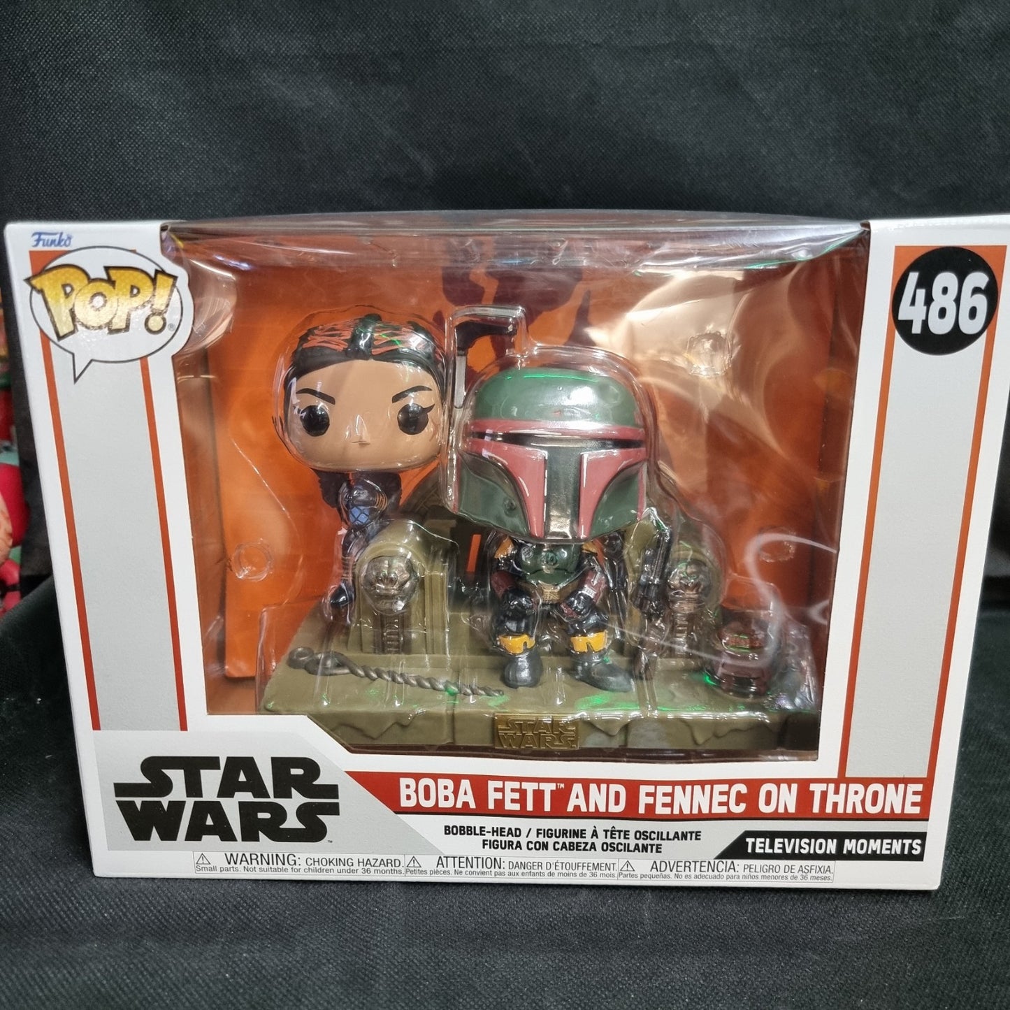 Funko Pop! Star Wars Boba Fett and Fennec on Throne #486 